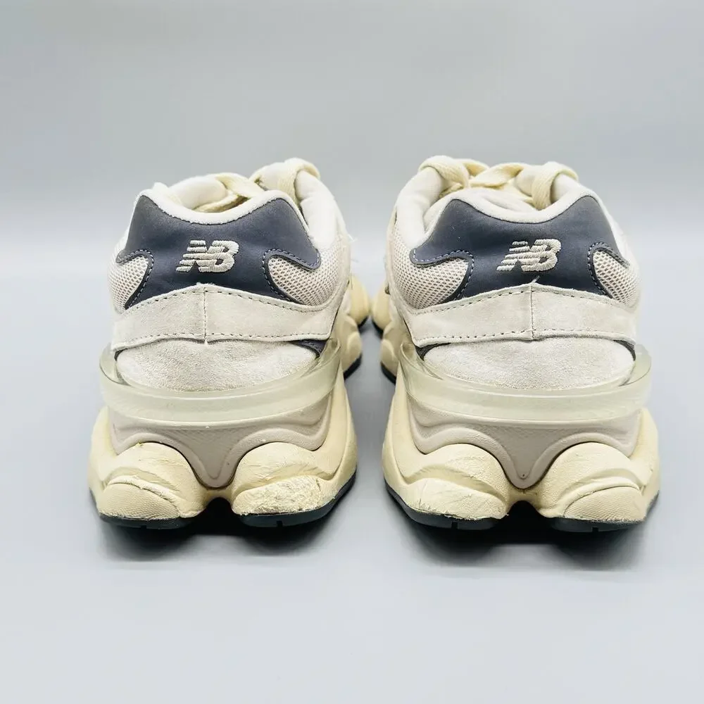 New Balance Shoes Mens 8 Beige Gray Moonrock Linen 9060 Chunky Running Sneakers